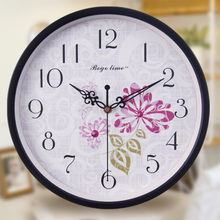 博高12寸欧式田园石英钟 让时光在静默中流淌