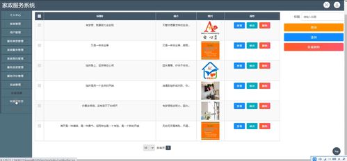 基于Java SSM框架的家政服务系统设计与实现